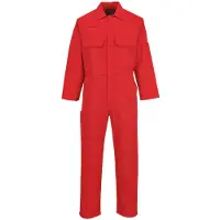 Portwest BIZ1 Tuta ignifuga Bizweld Rosso Taglia XS
