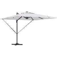 Syfax Parasol Roma Beige 286 x 284 x 270 cm Alluminio e Poliestere