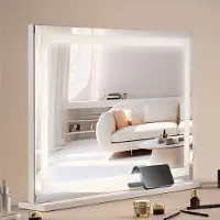 StarTech.com Specchio per il trucco Hollywood - specchio per il trucco a 3 colori - tavolo per il trucco 797x547 mm - specchio per il trucco con illuminazione perfetta