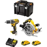 DeWalt Kit DWK203 (DCD796 + DCS570 + 2 x 2,0 Ah + DCB107 + TSTAK VI)