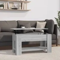 Prolenta Maison Exclusive - Tavolino grigio Sonoma 101x49x52 cm Materiale ligneo