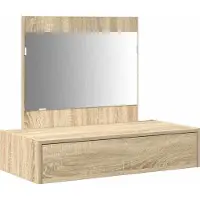 Syfax Tavolo da Trucco Marrone 83 x 40 x 70 cm Legno multistrato