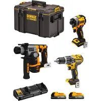DeWalt Kit DWK303PS (DCH172 + DCF850 + DCD796 + 2 x 1,7 Ah + DCB132 + DS400)