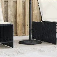 Prolenta Maison Exclusive - Portaombrelli per palo di diametro 38/48 mm, capacità 12 kg, modello rotondo