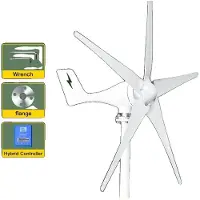 OEM Generatore eolico, potenza, design ad asse orizzontale, con controllo ibrido, 2000W, 24V