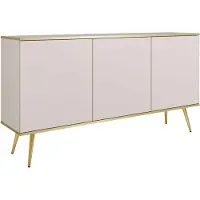 Furnlux Classic FURNLUX Credenza Oro Beige Und Gold 160cm / Hauptfarbe: Beige / Dimensioni: 160 x 39 x 85 cm