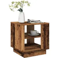 Prolenta Maison Exclusive - Tavolino effetto legno antico 40x40x43 cm Materiale ligneo