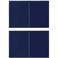 Syfax Parete per Tendostruttura in PE 2 pz con Cerniera Blu