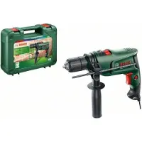 Bosch Trapano a percussione EasyImpact 600, 600 W, incl. impugnatura supplementare, arresto di profondità e valigetta