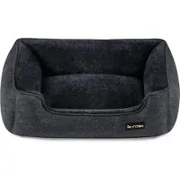 Feandrea Cuccia per cani , sfoderabile, 90 x 75 x 25 cm, grigio scuro