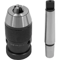 StarTech.com Set mandrino senza chiave - MT2-B16 - Campo di serraggio 1–13 mm - Precisione 0,08–0,12 mm - Acciaio 40Cr - Per fresatrice/tornio CNC - Nero