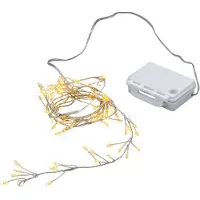 Spetebo Fata a filo LED - 100 LED / 8 funzioni - Fata a micro cluster con timer