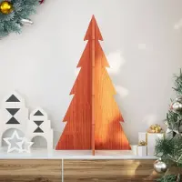 Prolenta Maison Exclusive - Albero di Natale in legno da decorare 80 cm in legno massello di pino