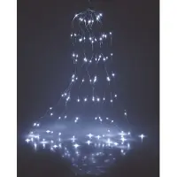 Spetebo Catena luminosa a filo bianco freddo - 300 cm / 300 LED - Filo luminoso natalizio decorativo per esterni