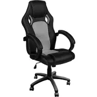 AGA Sedia da gioco Racing MR2070 Nero - Grigio