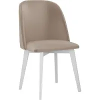 Mirjan 24 Sedia da cucina imbottita AFTON 5 - bianco / beige