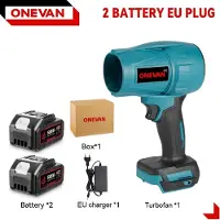 StarTech.com Soffiatore a batteria - Set batteria 2x588VF - Motore brushless - 2000 W - Flusso d'aria 200 m/s - Turbo
