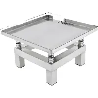 OEM Piastra vibrante per calcestruzzo, potenza 50W, capacità di carico 10 kg, argento