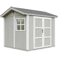 Timbela Capanno da giardino di 5,9 m² - H252x250x294 cm - M913A-TUNDRA GREY