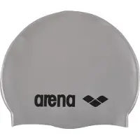 Arena Classic Silicone Cuffia da nuoto grigio/nero