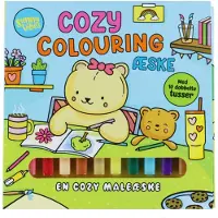 Forlaget Tukan Libro Da Colorare Sunny Vibes Coloring Box