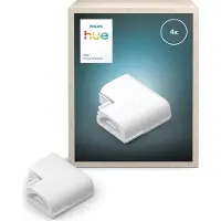 Philips Hue Lightstrips Connettore Angolare Flux, Confezione Da 4