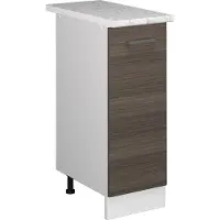 Vicco Armadio cucina dispensa alto R-Line Grigio nobile 30 cm , PL Marmo, Model 37768