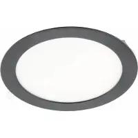 GTV ORIS PLUS Apparecchio a LED, downlight, 19W, nero, 4000K, 1520lm, AC220-240V, da incasso, IP20, 120°