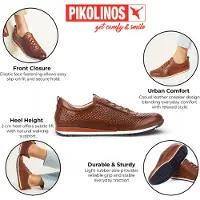 Pikolinos per uomo. M2A-6252 Scarpe Liverpool M2A in pelle marrone (45), Stringhe, Casual