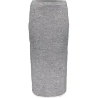 Geisha Skirt Knit Contrast Hem Grey Melange/off-white Taglia: S | Minigonne Outlet | Donna | Grigio