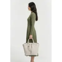 Coccinelle Medium Leather Tote Bag In White Taglia: OS | Borse a mano Outlet | Donna | Bianco