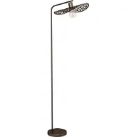 Eglo Lampada da terra SWABY, color bronzo, altezza 160 cm, metallo, E27