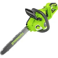 Greenworks 2 x 24 V Accu Motosega 36 cm - Senza batteria e caricatore