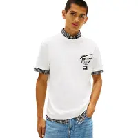 Tommy Hilfiger Regular City Sign Ss Tee Ecru Taglia: XL | T-shirt stampate Outlet | Uomo | Marrone