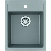 Franke Sirius - Lavello in tectonite SID 610-40, 430x530 mm, grigio 114.0503.044