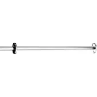 Delabie Binario per tende dritto in acciaio inox pol. D16 L2000mm tagliato a misura