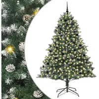 vidaXL Albero di Natale artificiale verde 240 cm