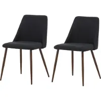 Ebuy24 sedia da pranzo Night Black