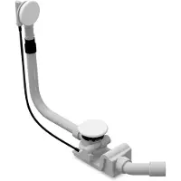 Kaldewei Garniture spéciale d'écoulement et de trop-plein mod. KA 4061, blanc, 687772060001, 687772060001
