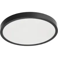 EDO Poster LED PERETI 18W anello nero 29,5cm, 3000K colore caldo, 1800lm, IP44, 220-240V EDO777611