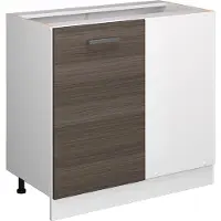 Vicco Mobile ad angolo cucina R-Line Grigio nobile 86 cm senza piano di lavoro, Model 37753