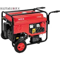 YATO Generatore di corrente da 4,25 kW, con tensione 230/400 V e avviamento elettrico