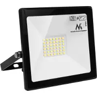 Macleans Proiettore LED Proiettore IP65 Impermeabile Proiettore per esterni Luce sottile 2400lm Bianco freddo 6000K, 30W