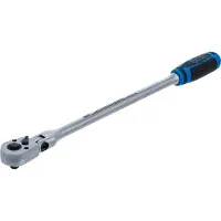 Bgs Cricchetto articolato, bloccabile, attacco quadro extra lungo 6,3 mm (1/4") 304 mm - 638