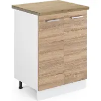 Vicco Mobiletto base cucina R-Line Sonoma 60 cm , PL Rovere, Model 45467