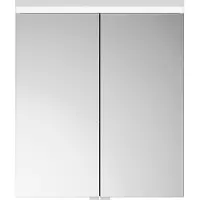 Burgbad Lin20 Armoires de toilette avec éclairage LED, 2 portes, 600x700x170mm, SPQK060F5381, SPQK060F5381