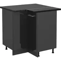 Vicco Mobile ad angolo cucina R-Line Antracite lucido 75.6 cm , PL Antracite, Model 53605