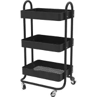 Vicco carrello cucina Tron Nero 45.9 x 78.7 cm, Model 49388