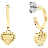 Tommy Hilfiger Layered Heart Hoop Orecchini 2781014