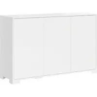 Itamoby - Madia 3 ante 130x40x83 cm Lumina bianco lucido